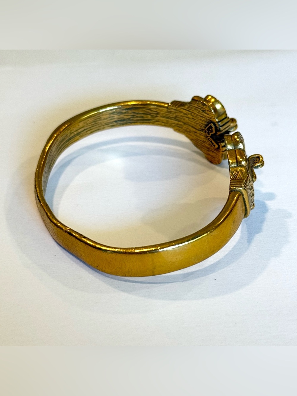 Vintage Bracelet Heritage Museum Reproductions Egyptian  Signed Chunky HMR CMA - Picture 7 of 13